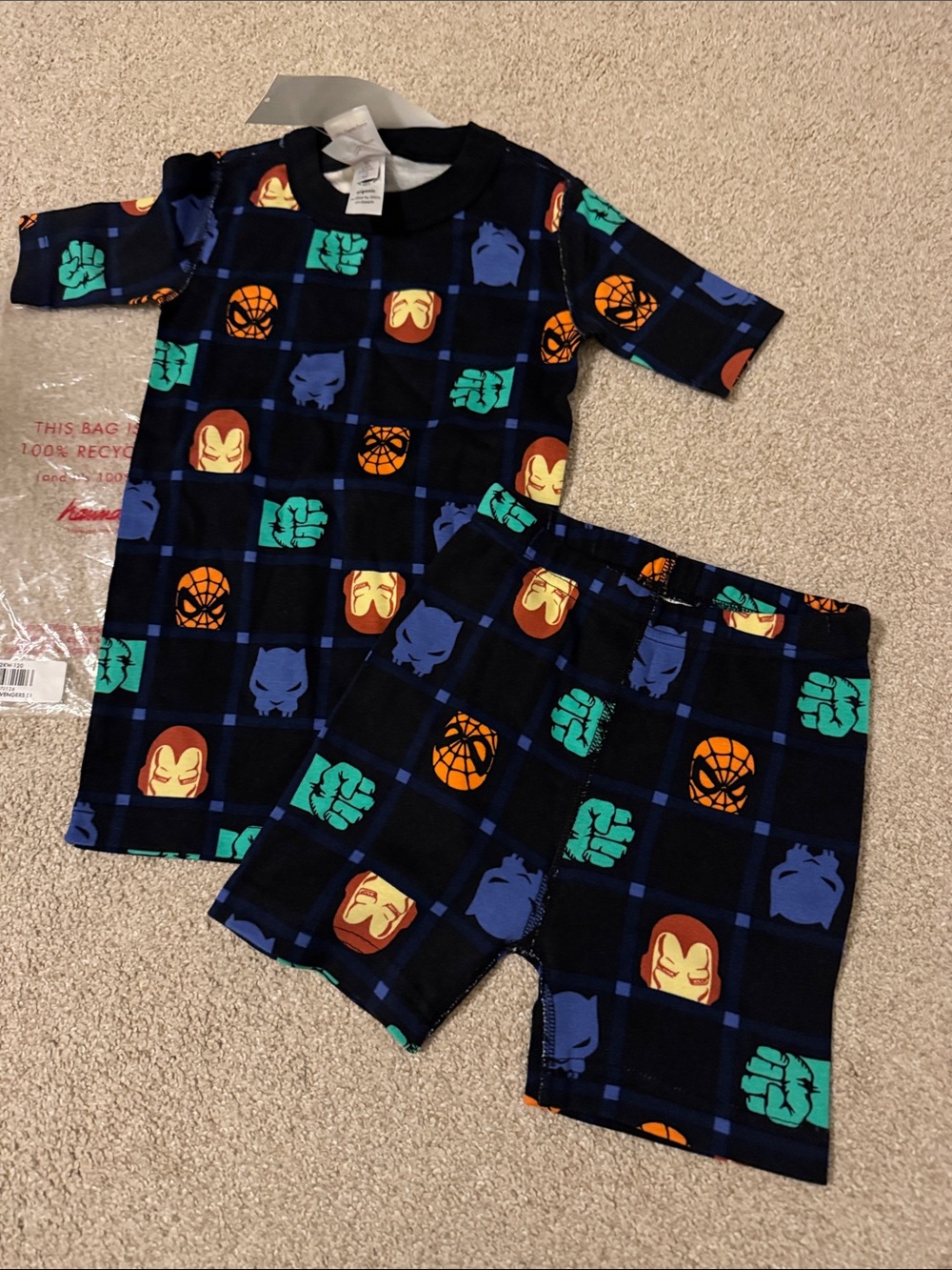 NWT Hanna Andersson Marvel Avengers Pajama Set